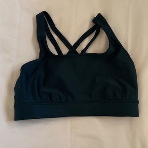 Black lululemon sports bra/swim top